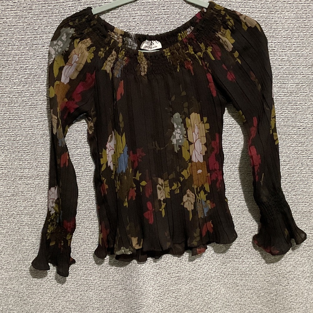 Chic Floral Women's Blouse